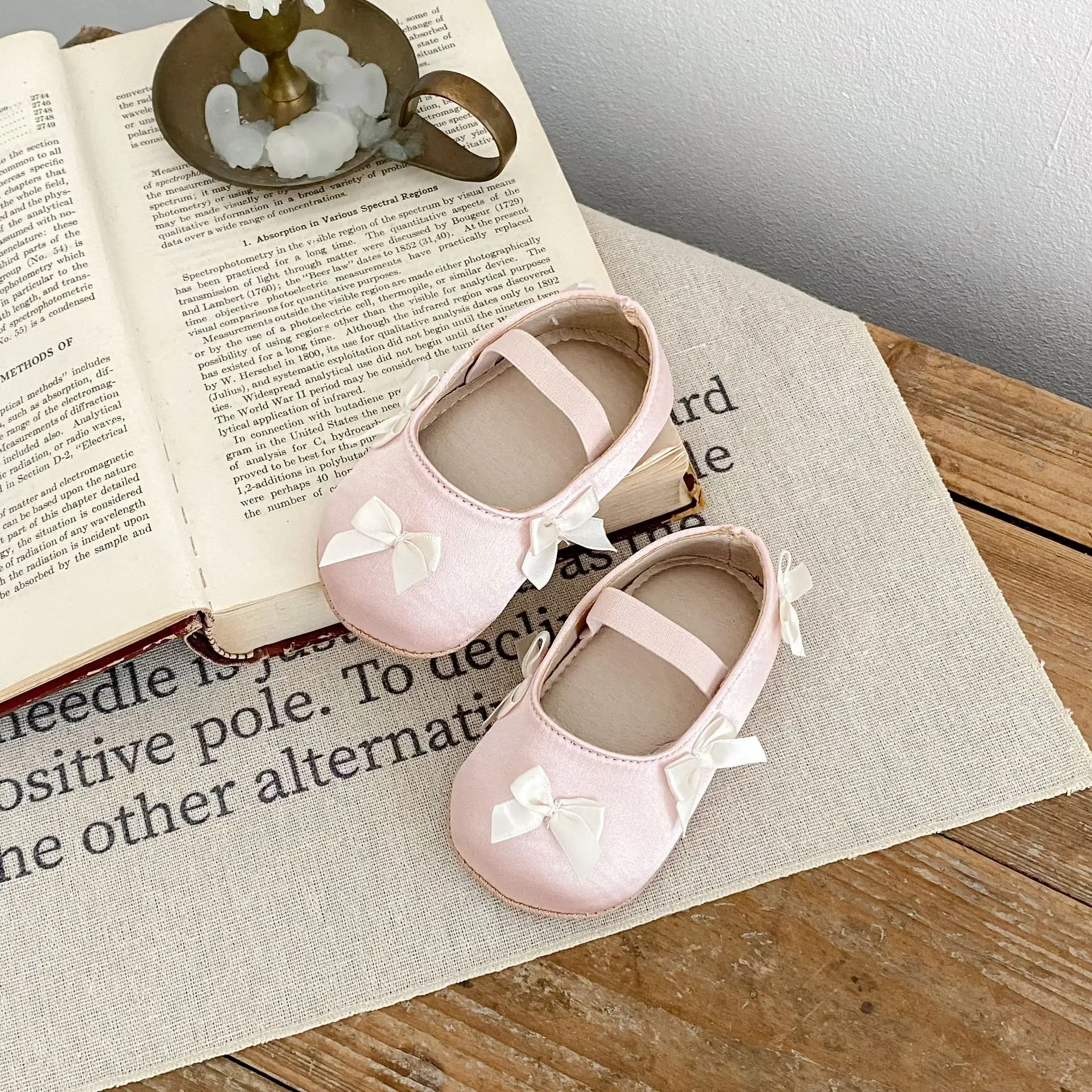 Baby Bow Shoes Pink White 9M+1.5Yr Soft Bottom — feature 4