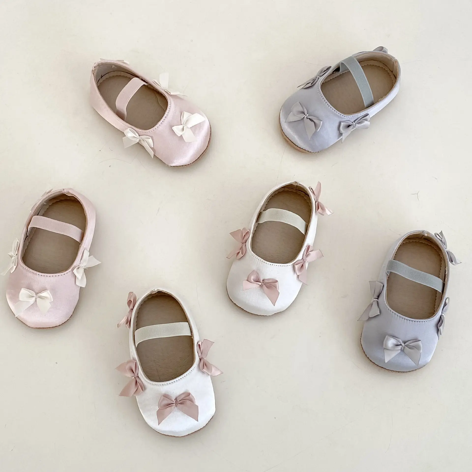 Baby Bow Shoes Pink White 9M+1.5Yr Soft Bottom — feature 8