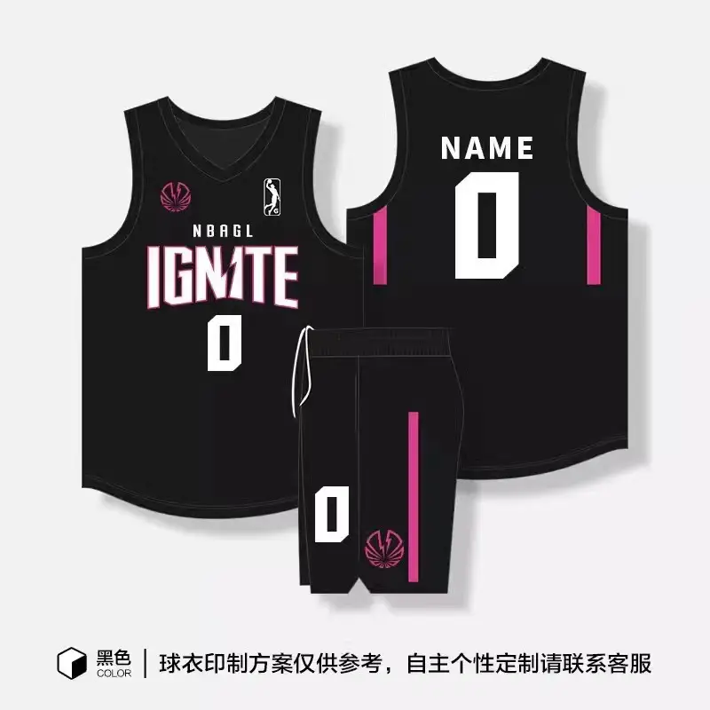 Men Women Basketball Uniform Light Blue 3030 Print — feature 11