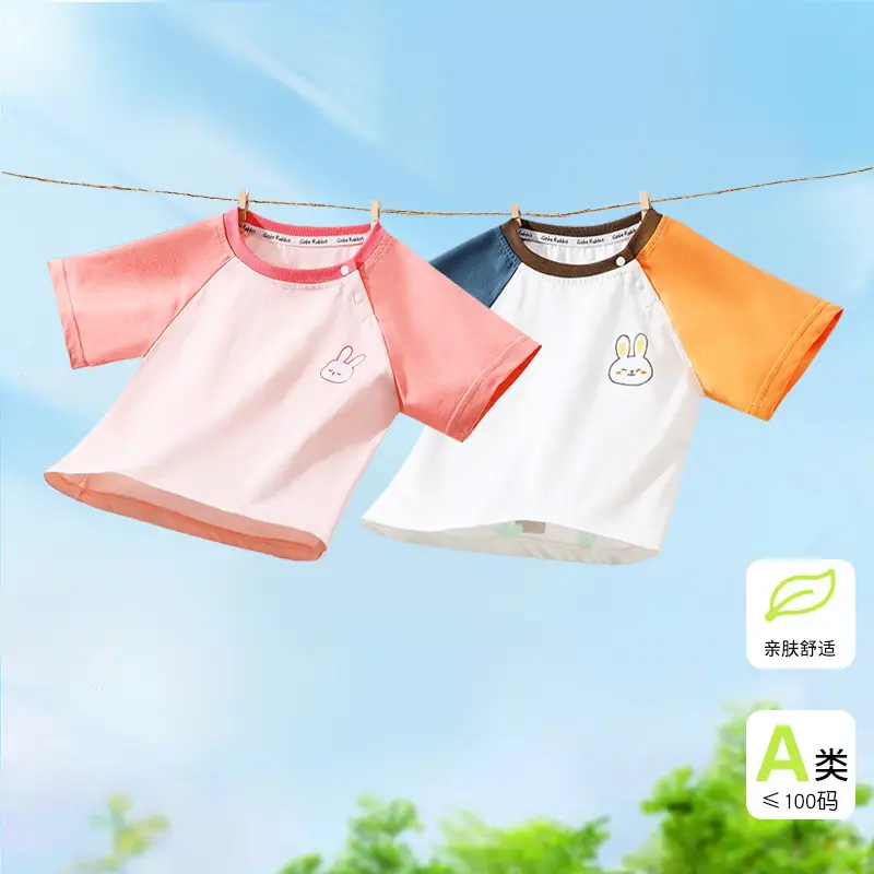 Baby Cartoon T-Shirt Set for Boys Girls Summer Wear - Image 5