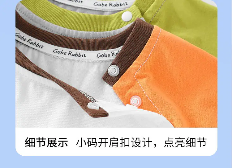Baby Cartoon T-Shirt Set for Boys Girls Summer Wear — feature 13