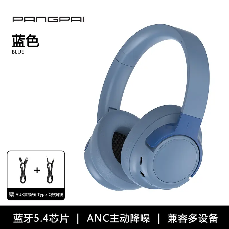 25dB Active Noise Cancelling Bluetooth Headset White