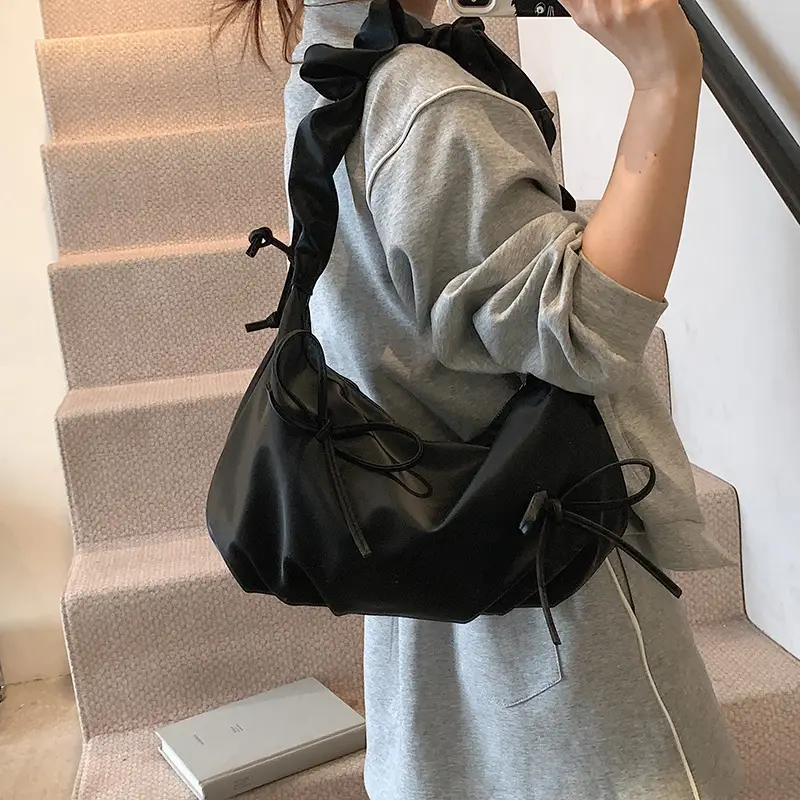 Korean Style Pleated Bag for Women Large Capacity