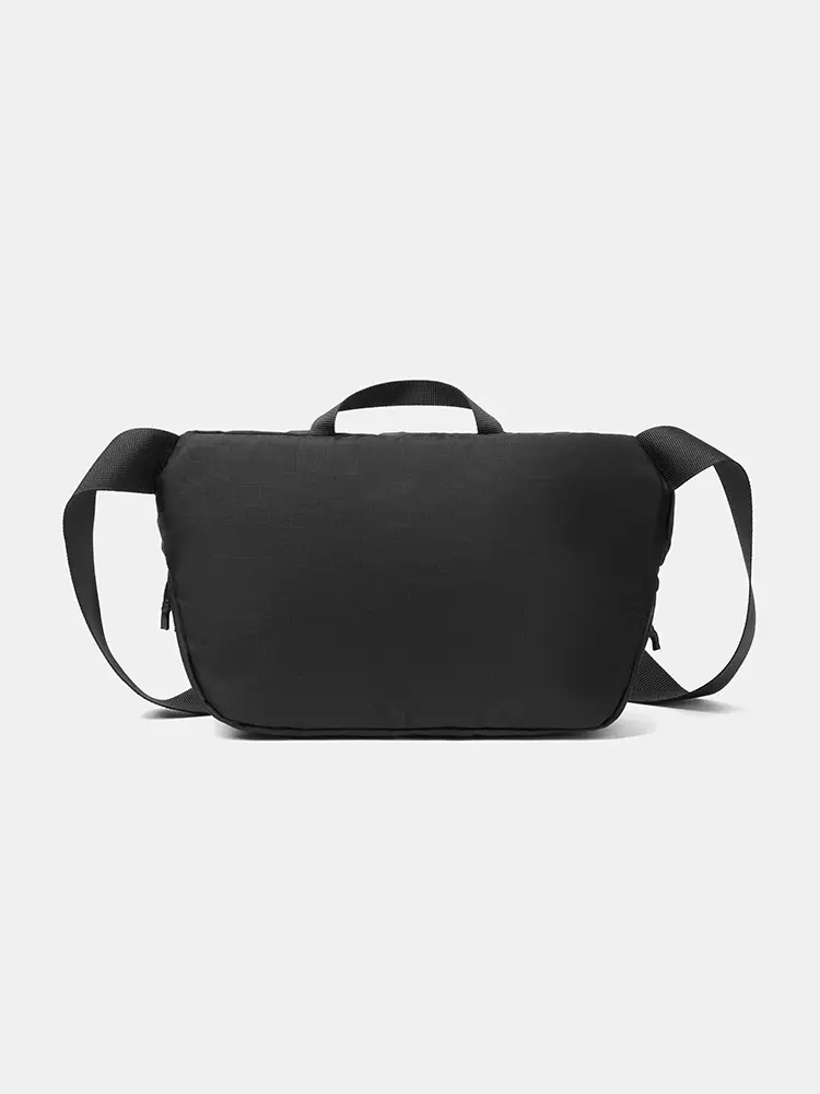 2025 Men's Black Nylon Chest Bag Large Capacity Lightweight - Image 9