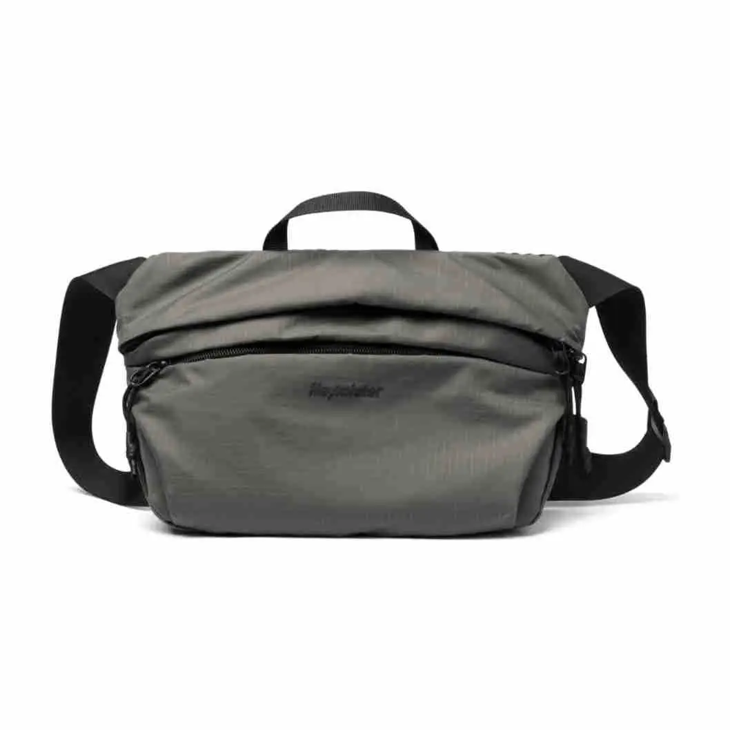 2025 Men's Black Nylon Chest Bag Large Capacity Lightweight - Image 3