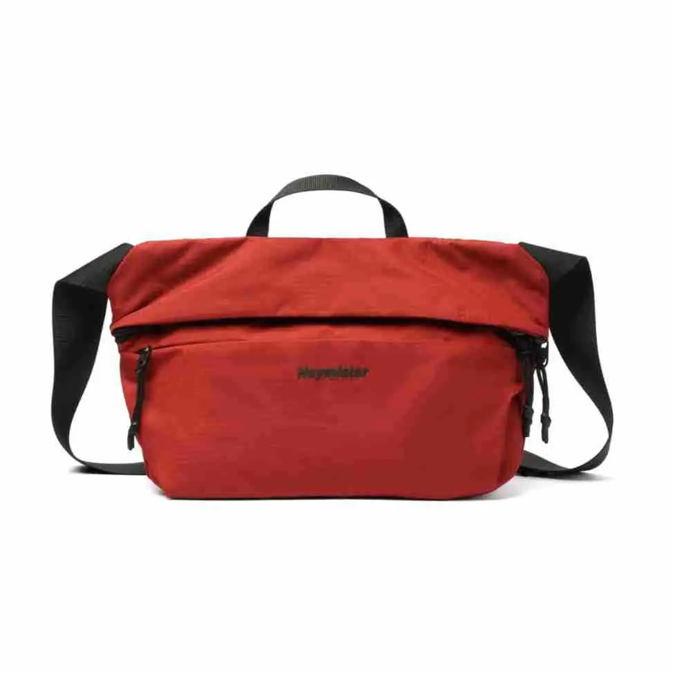 2025 Men's Black Nylon Chest Bag Large Capacity Lightweight - Image 4
