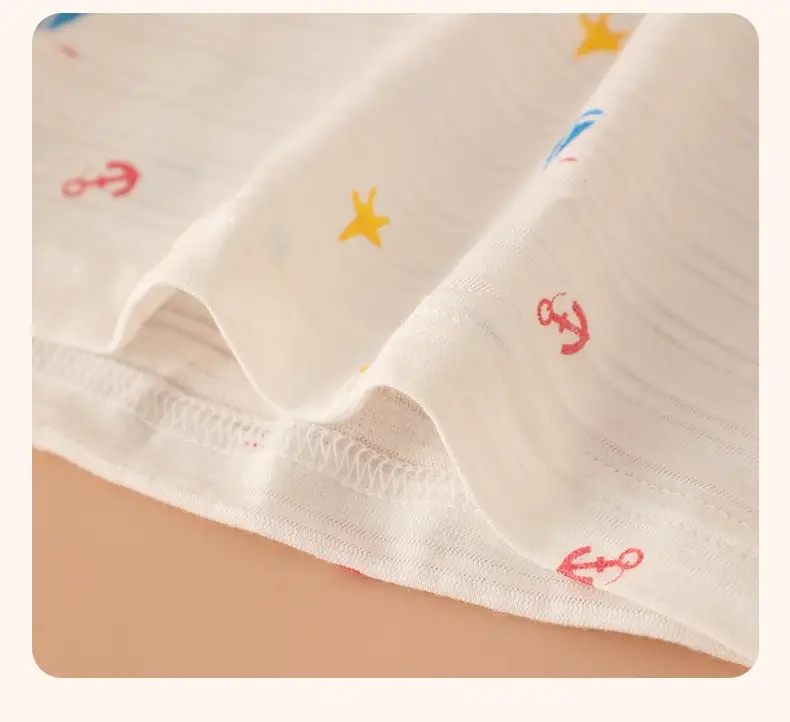 Slub Cotton Boys Vest Summer Baby Sleeveless T-Shirt — feature 17
