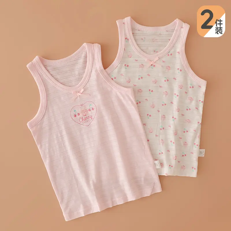 Slub Cotton Boys Vest Summer Baby Sleeveless T-Shirt - Image 6