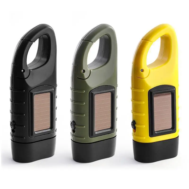 Solar LED Emergency Flashlight Hand Power Generator - Image 7