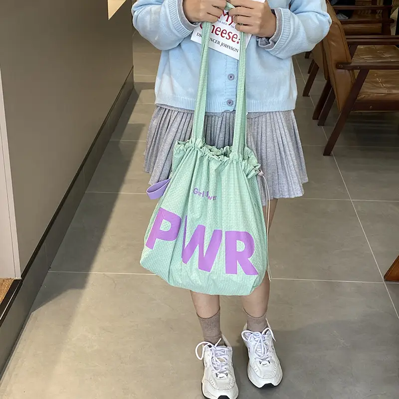 2025 Waterproof Nylon Tote Bag with PWR Print - Image 7