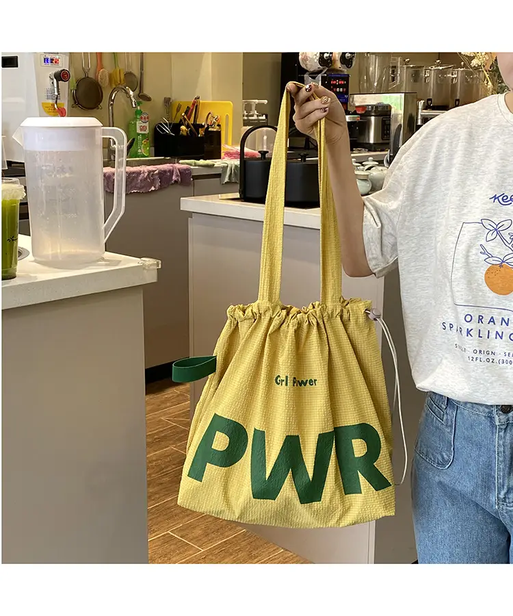 2025 Waterproof Nylon Tote Bag with PWR Print — feature 29