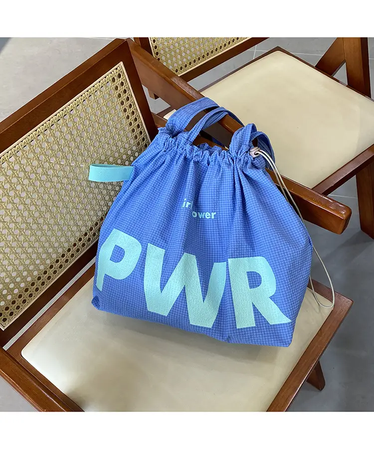 2025 Waterproof Nylon Tote Bag with PWR Print — feature 32