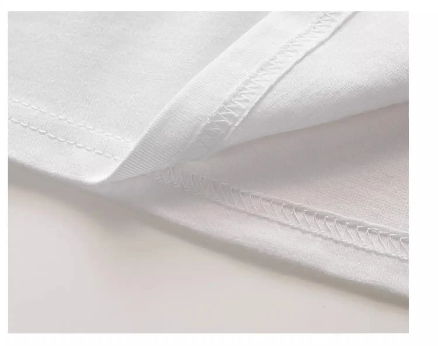 Men White Cotton Crew Neck T-Shirt 260g — feature 19