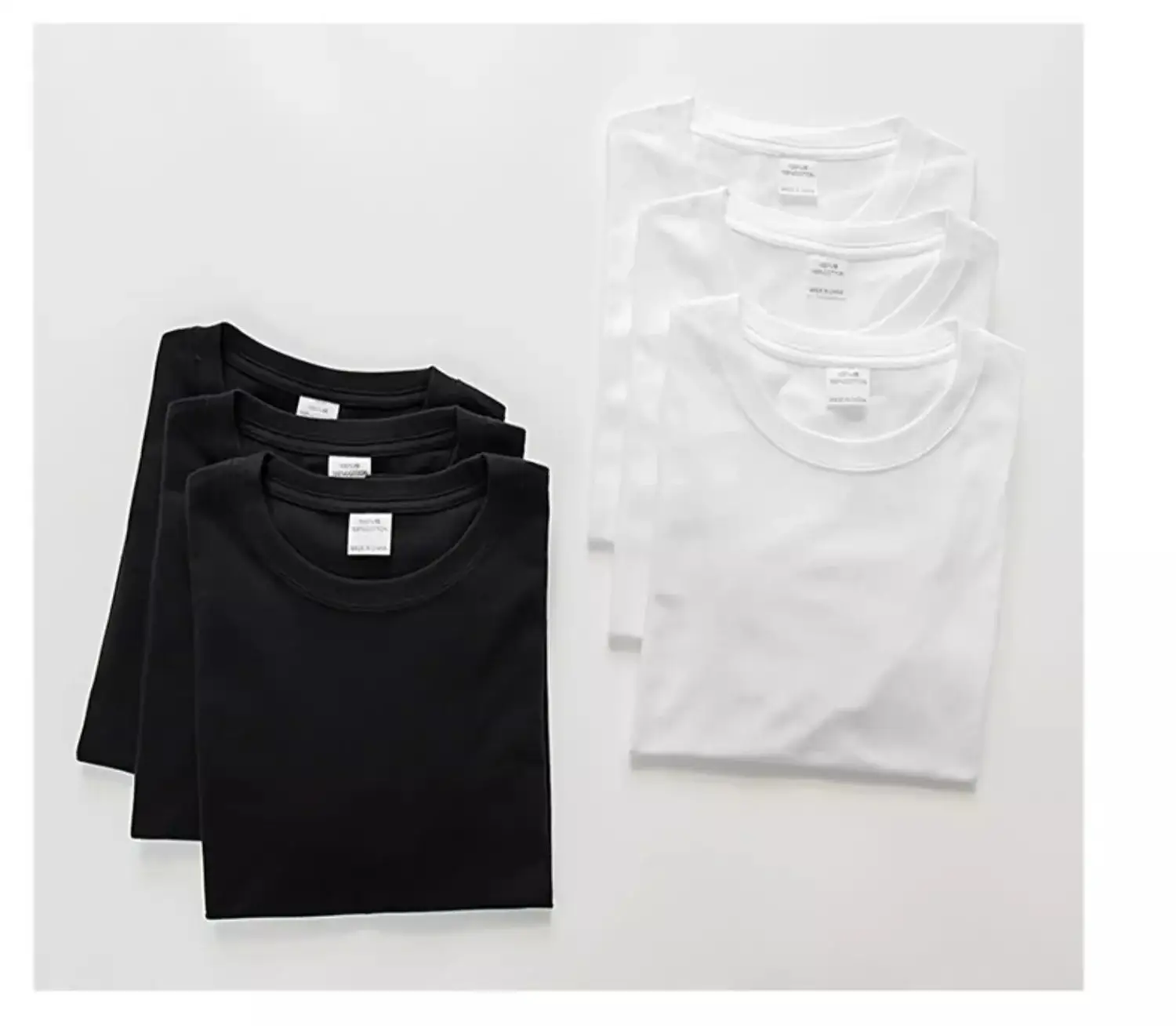 Men White Cotton Crew Neck T-Shirt 260g — feature 20