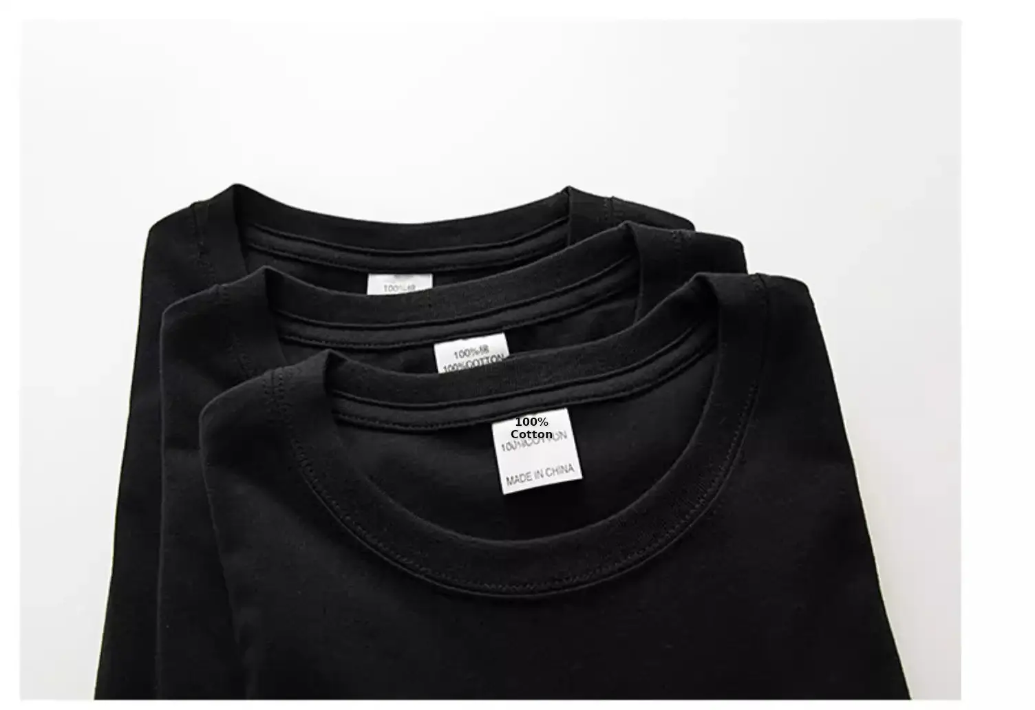 Men White Cotton Crew Neck T-Shirt 260g — feature 23