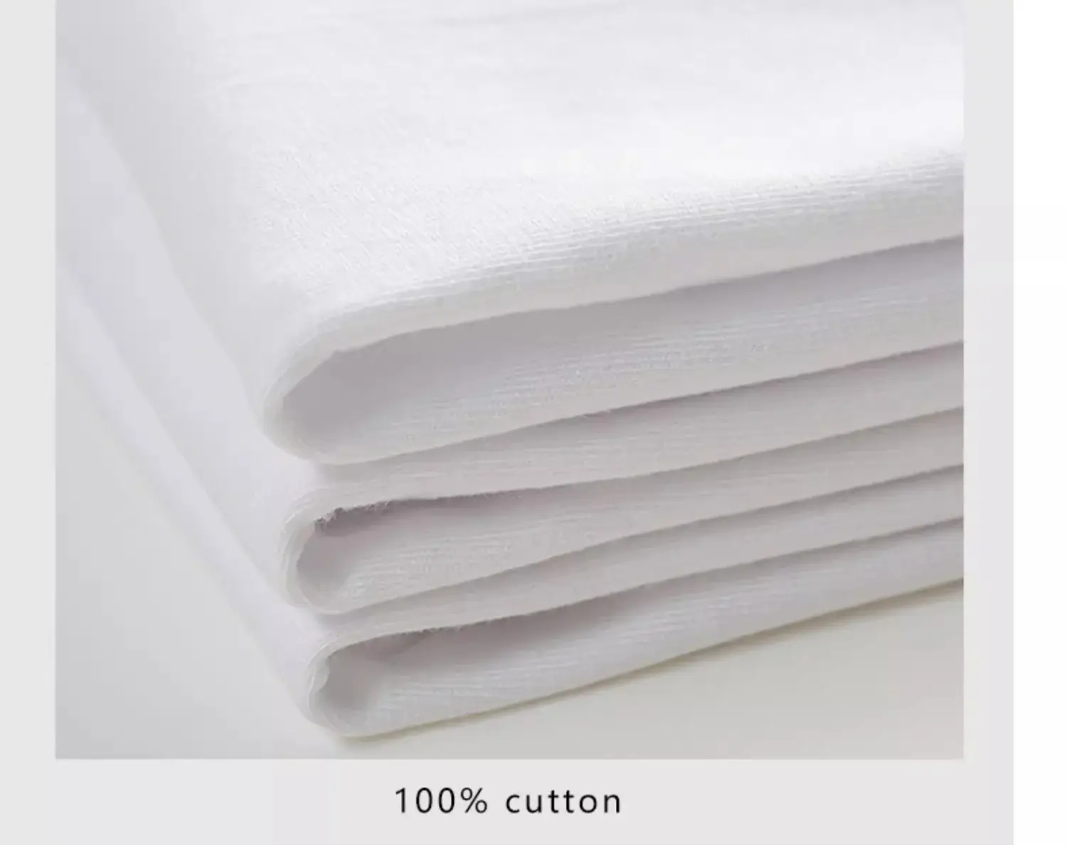 Men White Cotton Crew Neck T-Shirt 260g — feature 3