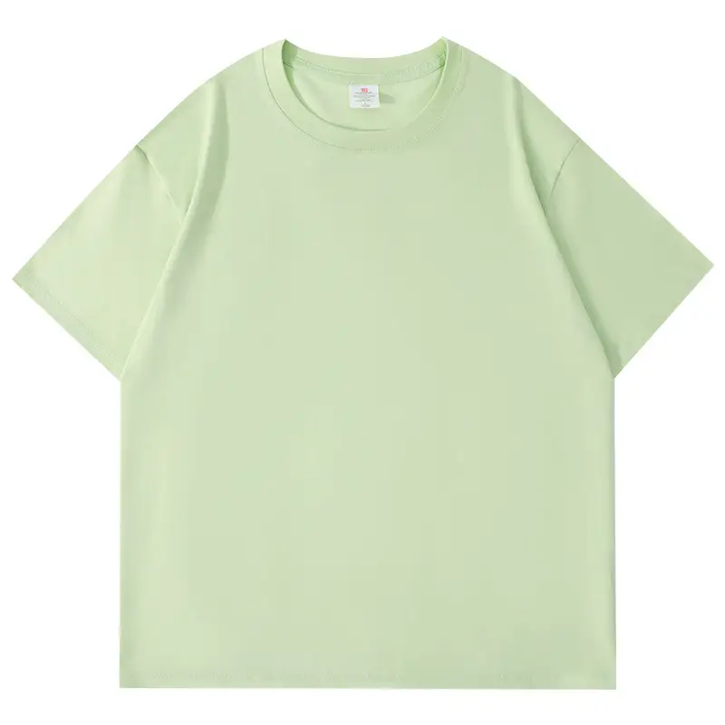 Men White Cotton Crew Neck T-Shirt 260g - Image 11