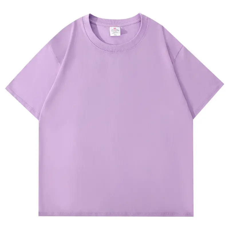 Men White Cotton Crew Neck T-Shirt 260g - Image 13