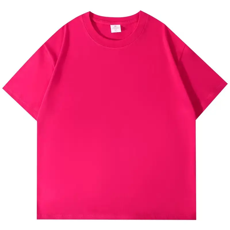 Men White Cotton Crew Neck T-Shirt 260g - Image 15