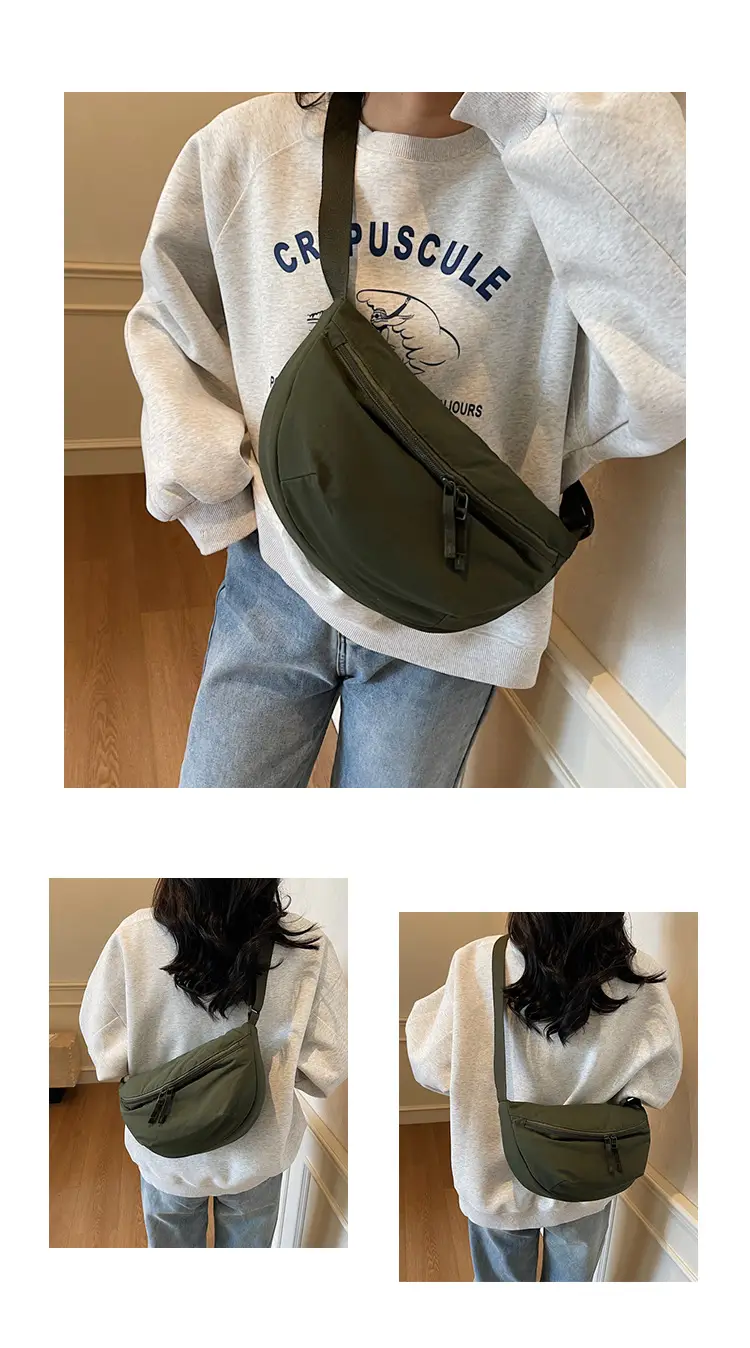 Pink Korean Style Crossbody Chest Bag for Women — feature 11