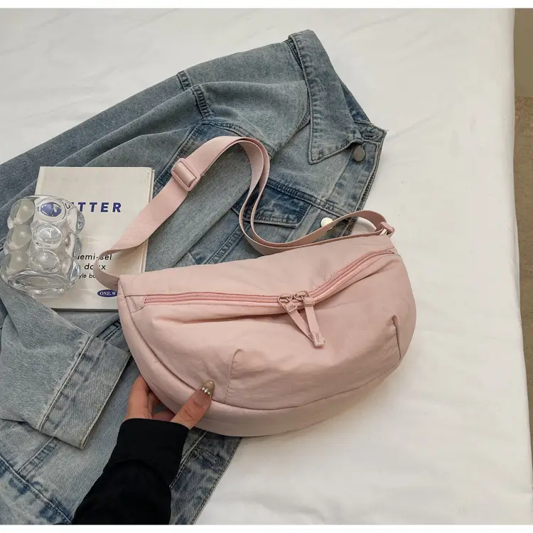 Pink Korean Style Crossbody Chest Bag for Women — feature 22