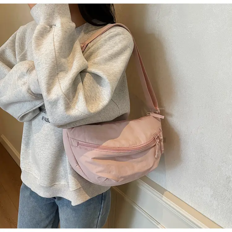 Pink Korean Style Crossbody Chest Bag for Women — feature 35