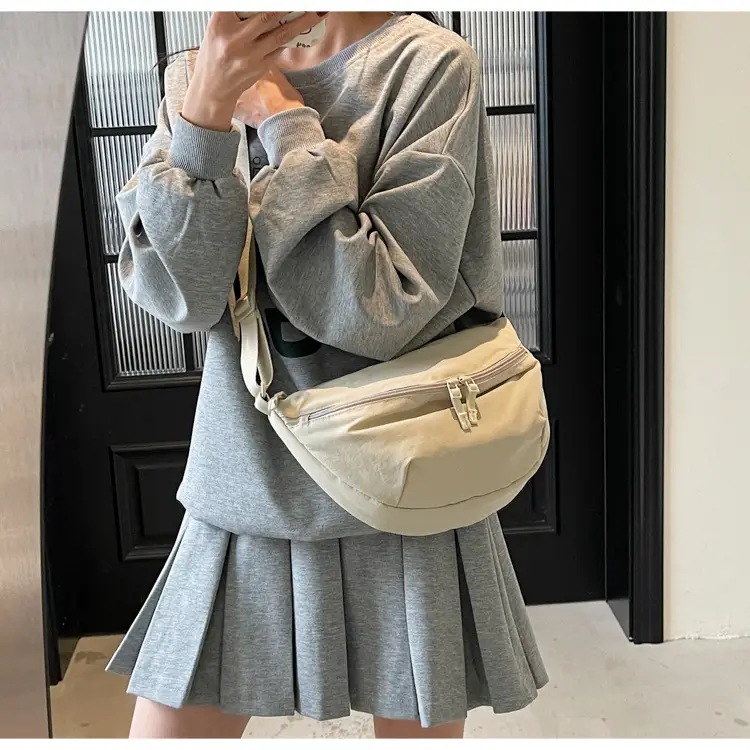 Pink Korean Style Crossbody Chest Bag for Women — feature 37