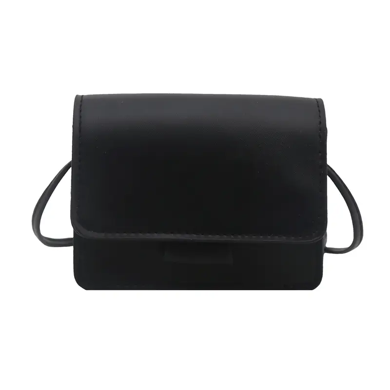 White Square Crossbody Bag with Chain Strap - Image 8