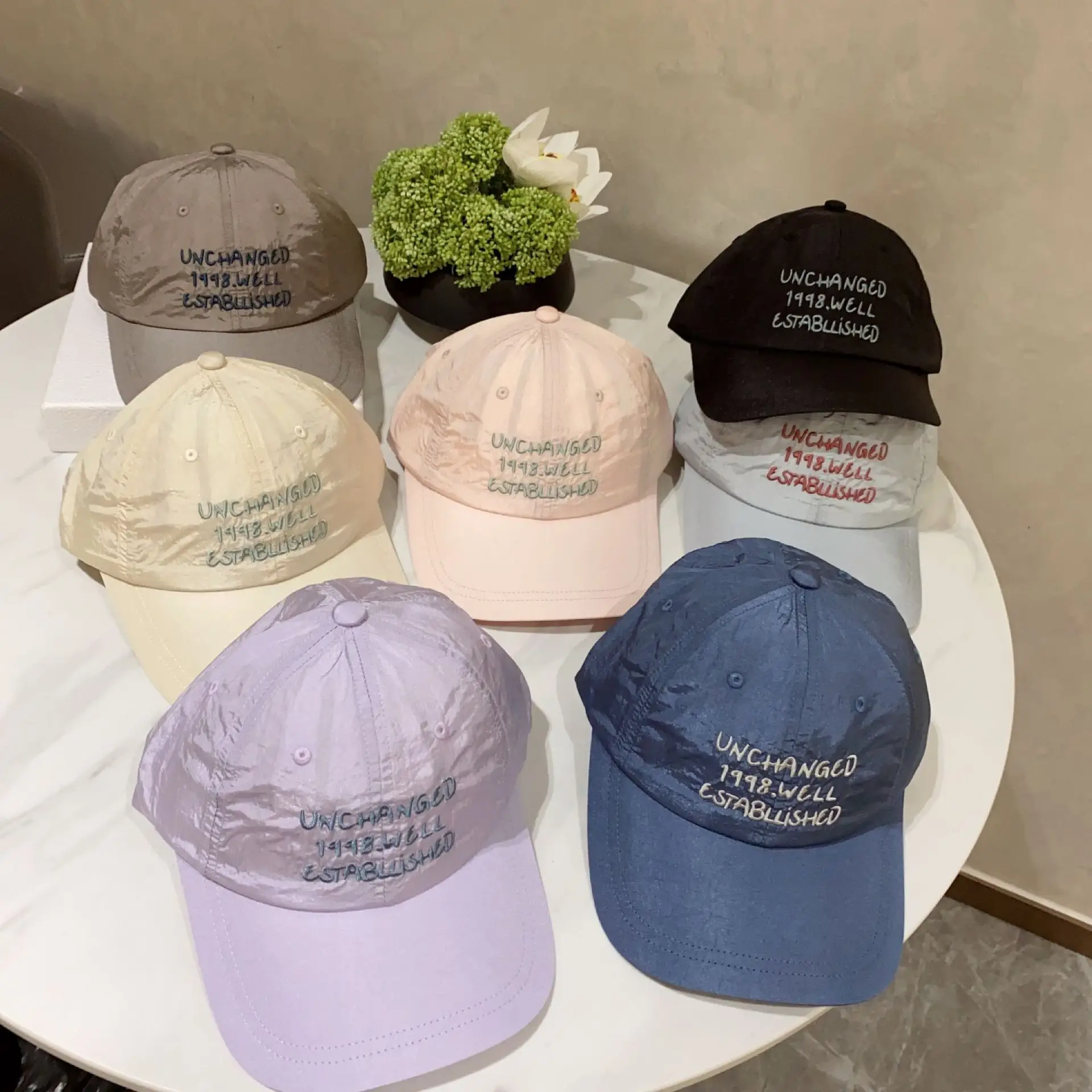 Korean Style Letter Embroidered Baseball Cap for Men Women - Image 9