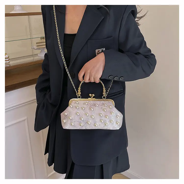 Pearl Chain Shoulder Crossbody Bag for Women — feature 15