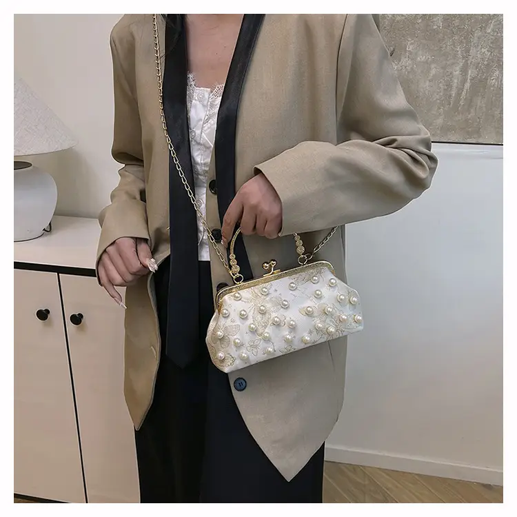 Pearl Chain Shoulder Crossbody Bag for Women — feature 18