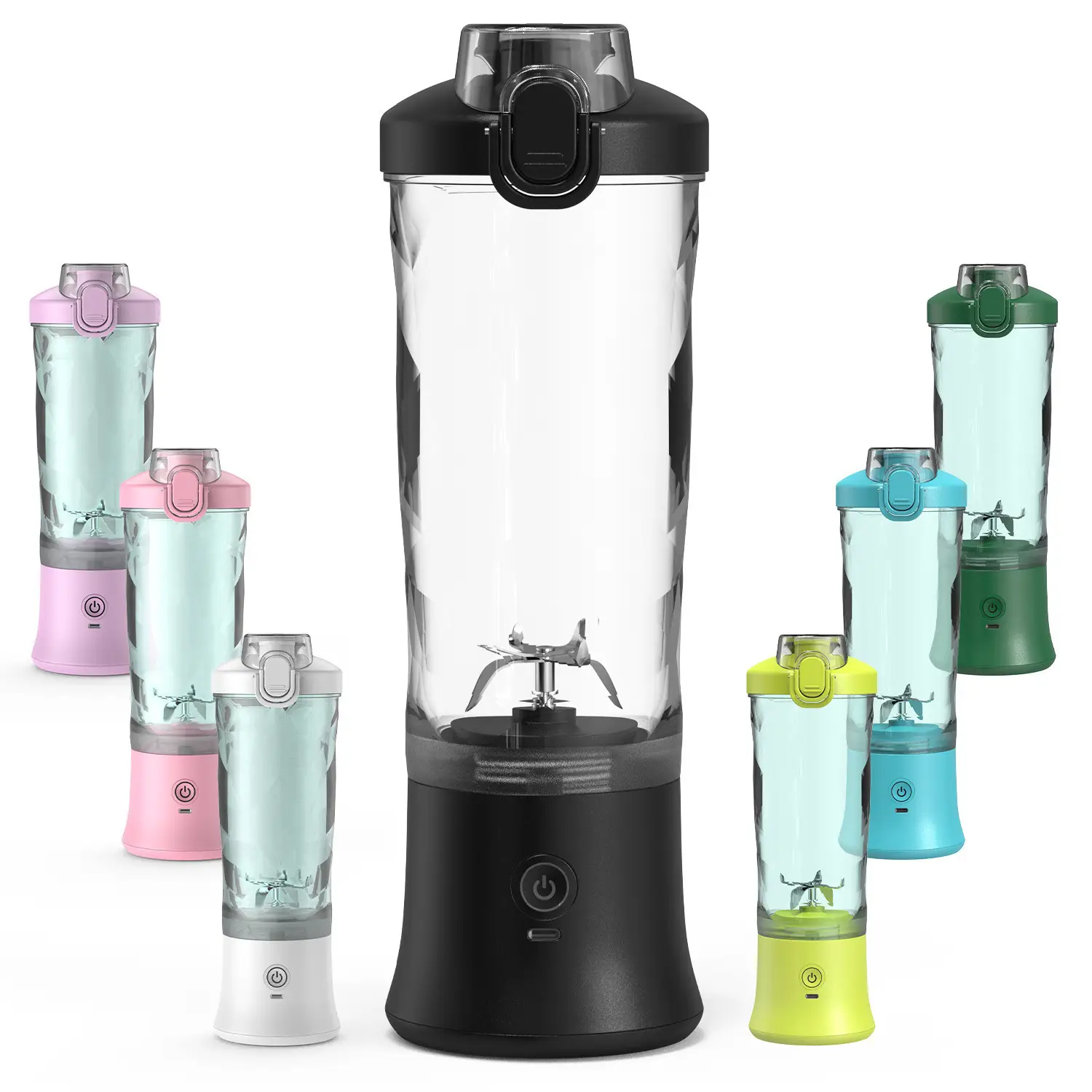 Cross-Border Juicer Fruit Juice Portable Charging Household Small Multi-Functional Mini Blender Juice Cup - Image 9