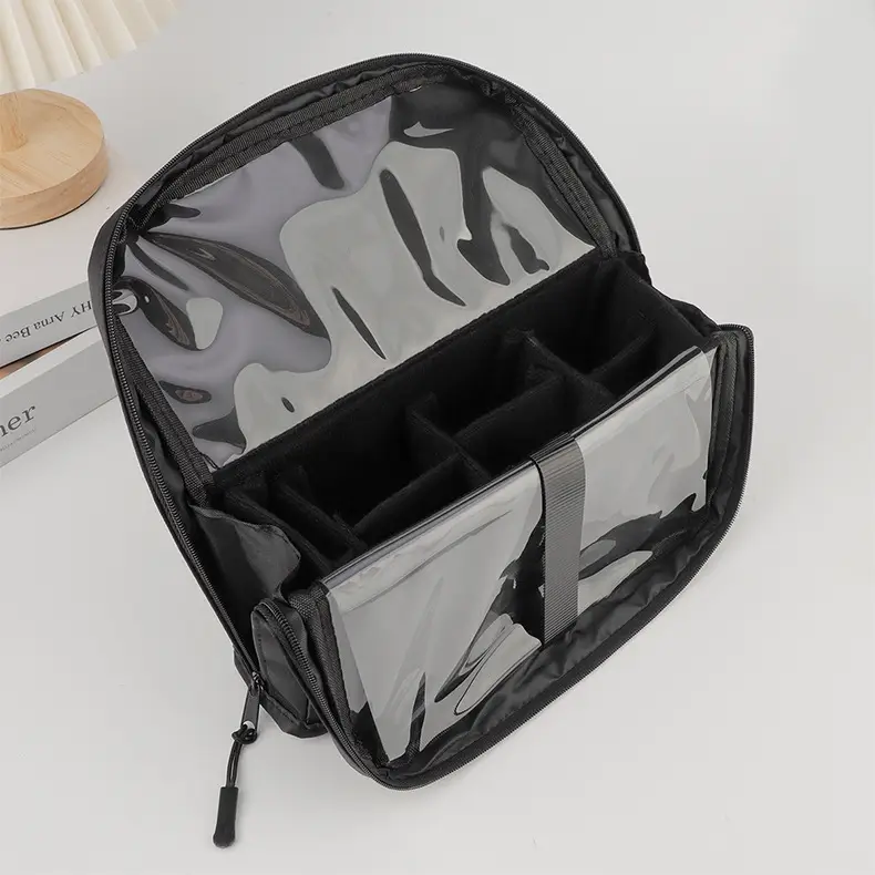 Square Detachable Makeup Brush Bag Magnetic Lock 22.5cm — feature 11