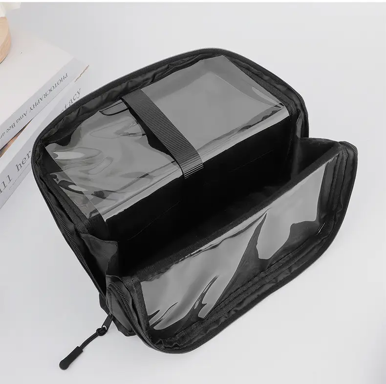 Square Detachable Makeup Brush Bag Magnetic Lock 22.5cm — feature 12