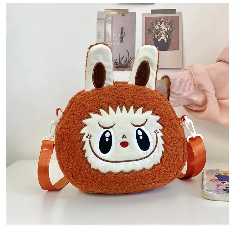 Cute Cartoon Plush Shoulder Bag for Girls — feature 10