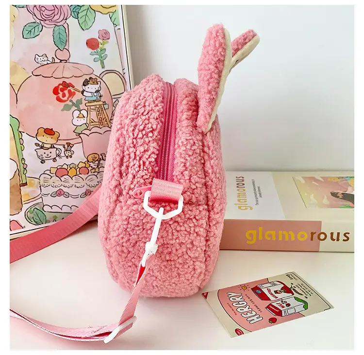 Cute Cartoon Plush Shoulder Bag for Girls — feature 11