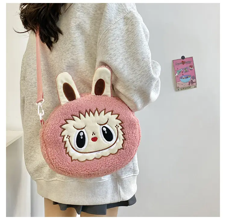 Cute Cartoon Plush Shoulder Bag for Girls — feature 13