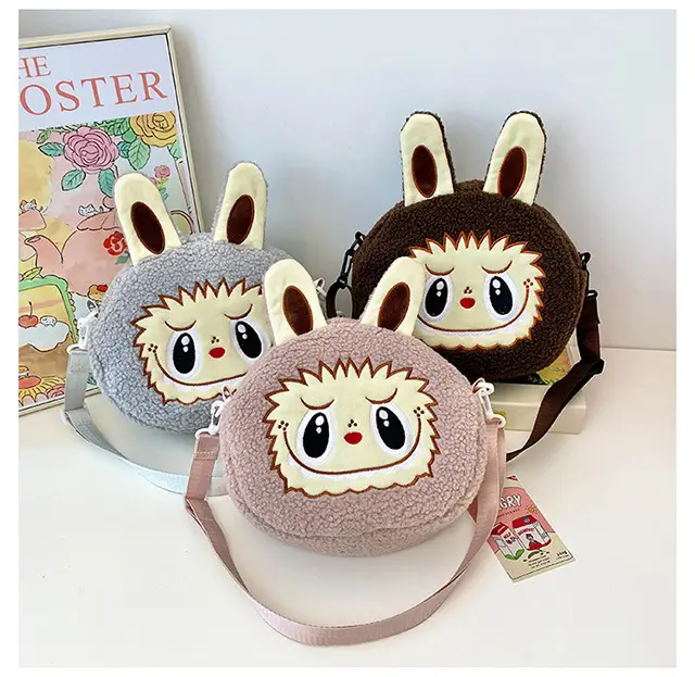 Cute Cartoon Plush Shoulder Bag for Girls — feature 6