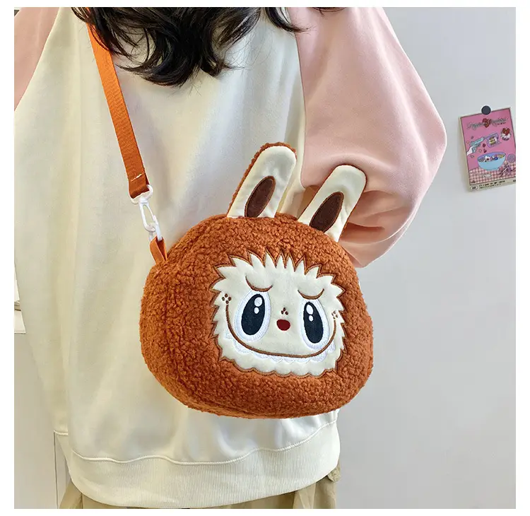 Cute Cartoon Plush Shoulder Bag for Girls — feature 8