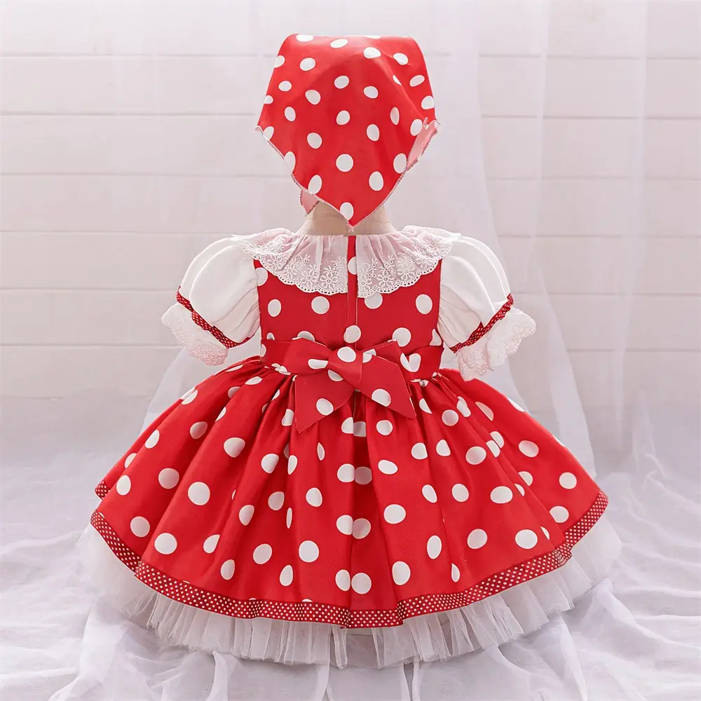 Blue Fake Two-Piece Dress for Girls Masha and Bear Costume - Image 7