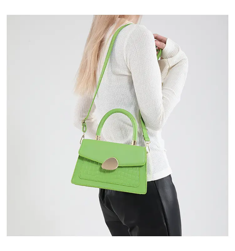 Orange PU Croc Shoulder Crossbody Bag 2025 — feature 14