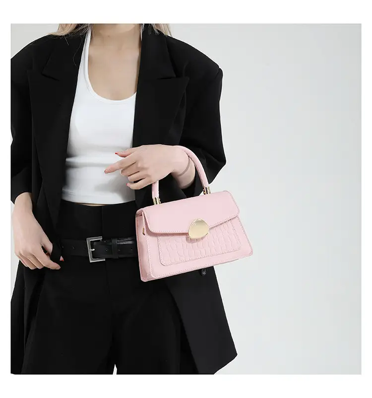 Orange PU Croc Shoulder Crossbody Bag 2025 — feature 18