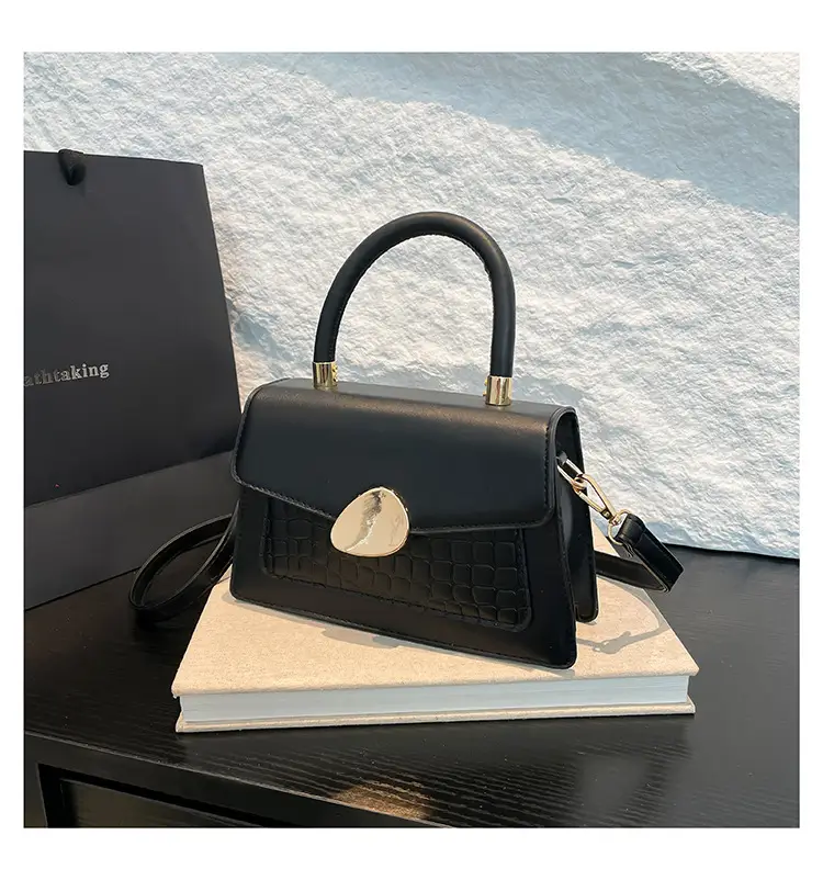 Orange PU Croc Shoulder Crossbody Bag 2025 — feature 27