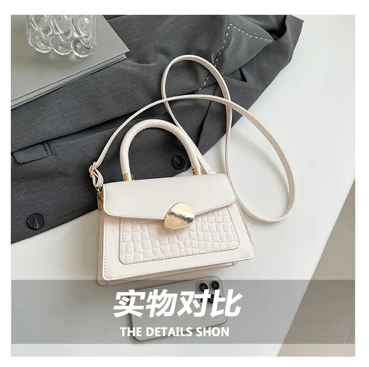 Orange PU Croc Shoulder Crossbody Bag 2025 — feature 6