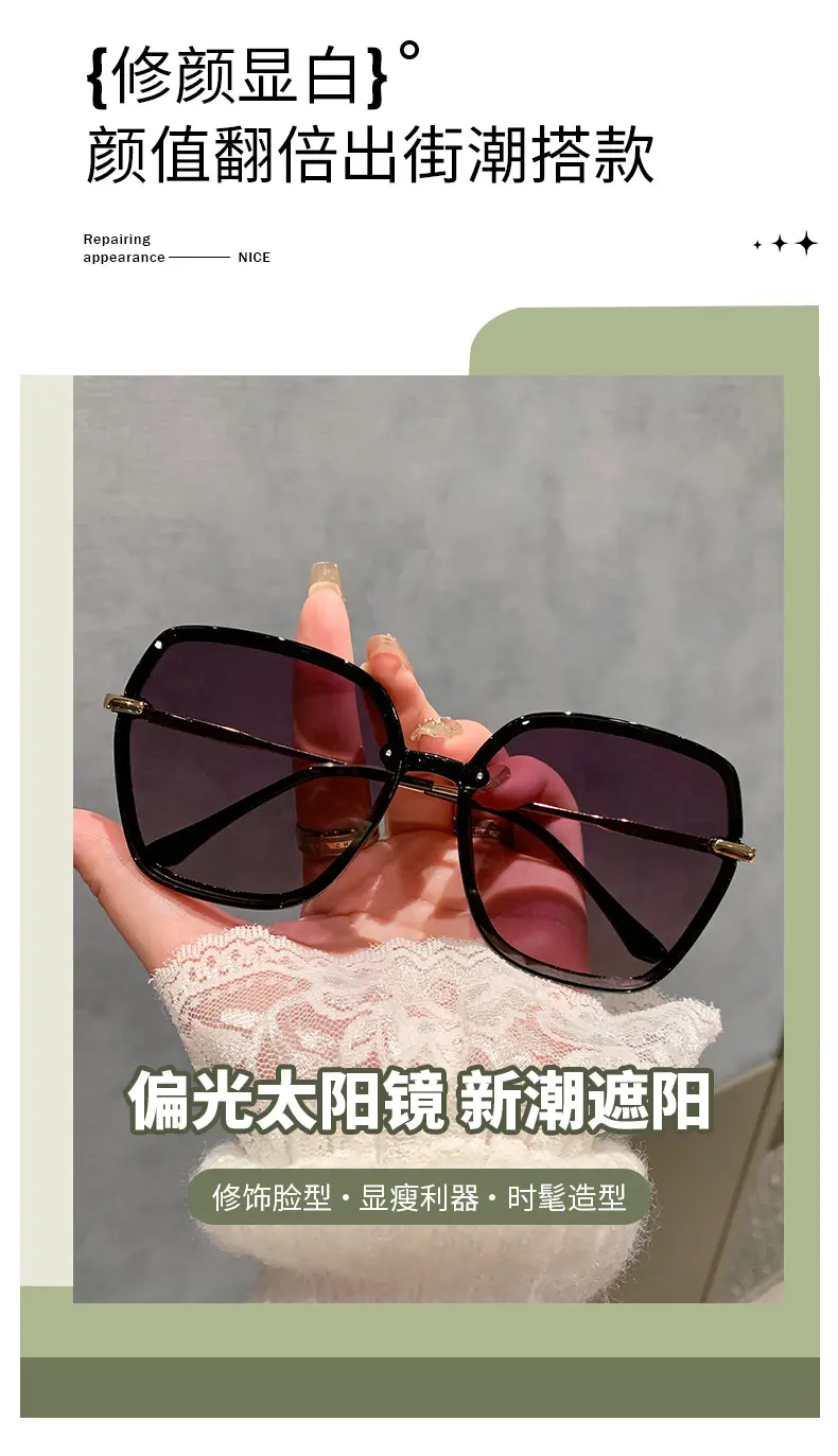 2025 New Polarized UV400 Sunglasses Black β feature 2