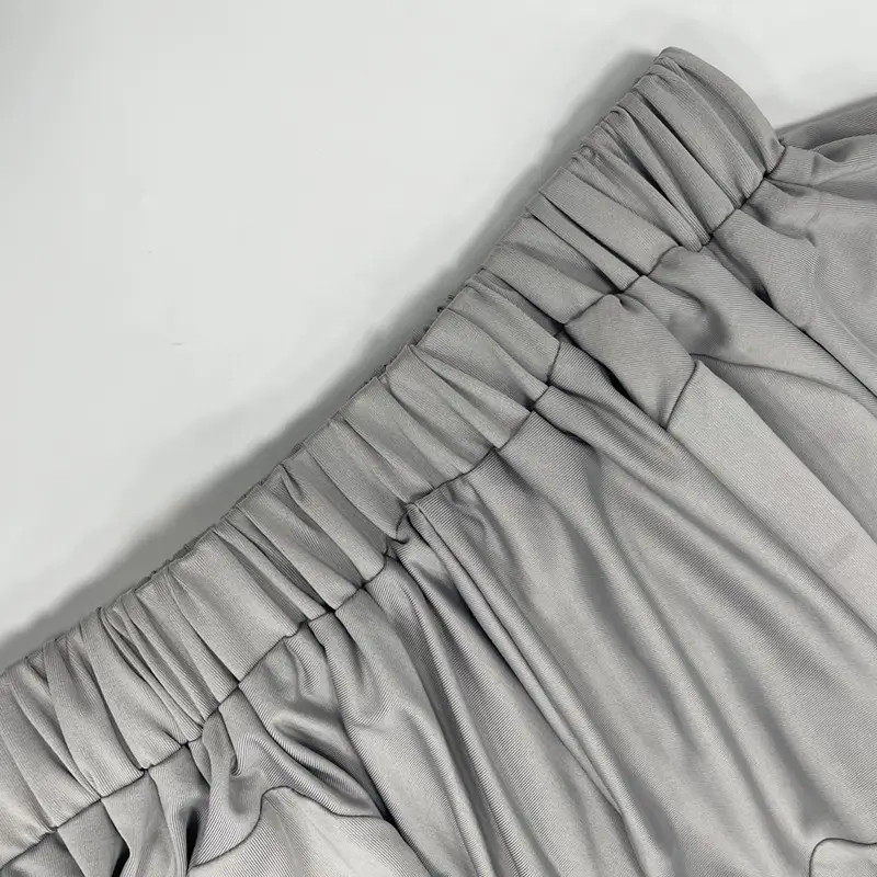 Sexy Backless Vest & High Waist Skirt Suit Grey — feature 36