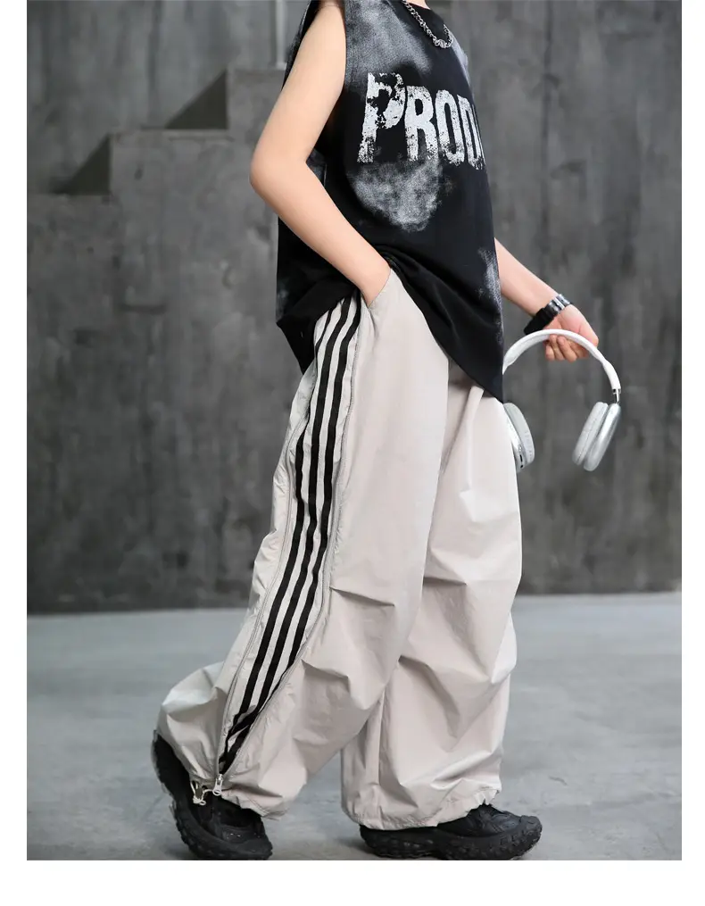 Summer Sleeveless Vest for Boys Black Stripes — feature 19