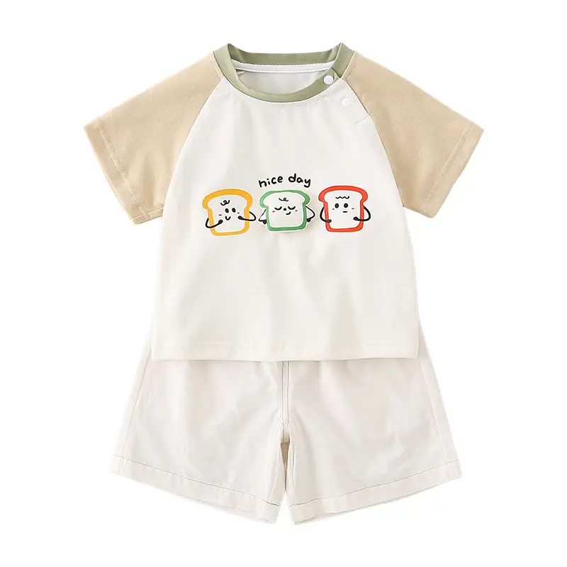 Summer T-Shirt Boy Baby Short-Sleeved Clothes Street Top Two-Piece Summer Suit New Kidsren's Casual Suit - Image 6