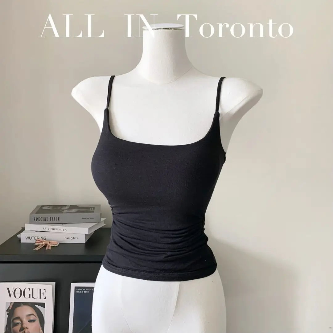 New Pure Pleated Sling Women's Hot Girl Design Sense Slim-fit Beautiful Strap Chest Pad Exterior Expansion Large Base Top Women's Top — feature 26