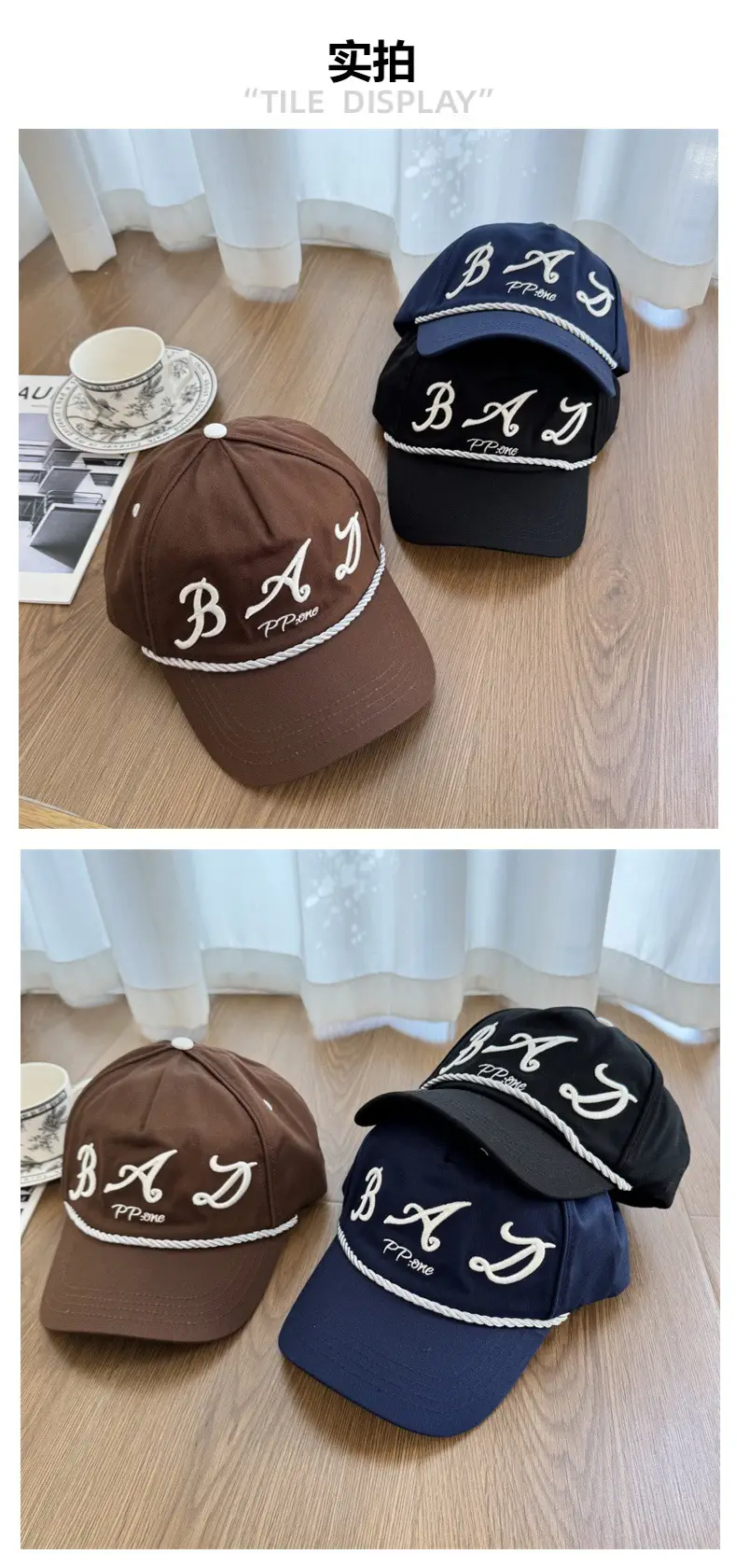 2025 Letter Embroidered Baseball Caps for Women — feature 2